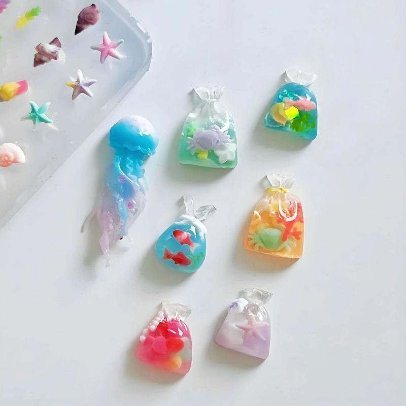 Art Craft Template - 3D Ocean Series Jellyfish Starfish Shells