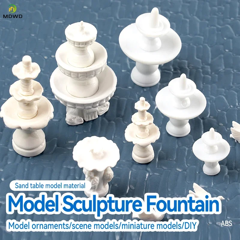 Art Craft 6 Year Old - 2Pcs Model Statue HO 1:87 Sculpture