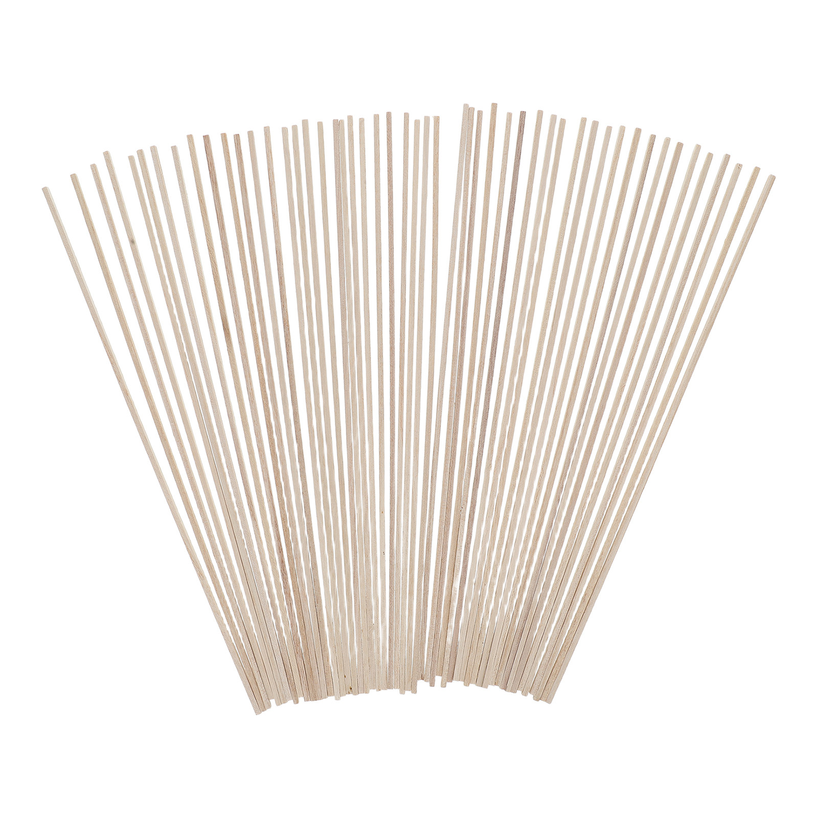 Art Craft Class - 50Pcs 300x3mm Smooth Square Wood Dowels