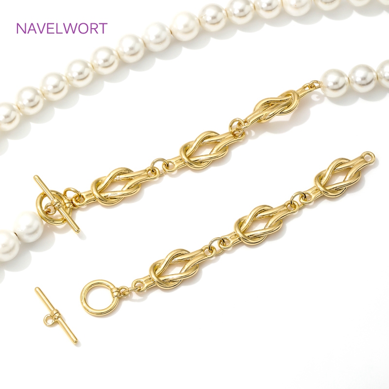 Art Craft Making - 18K Gold Plated OT Clasps Toggle