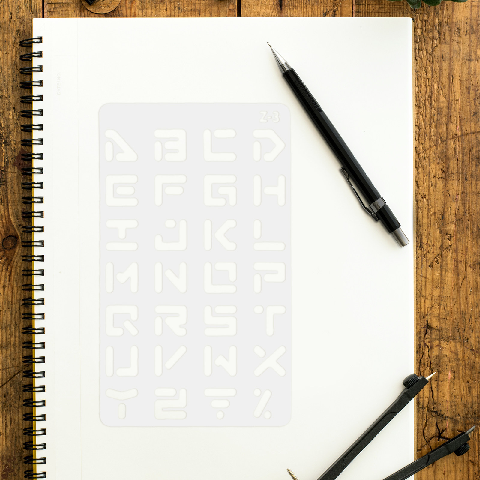 Art Craft Template - 20Pcs Reusable Plastic Alphabet Stencils for