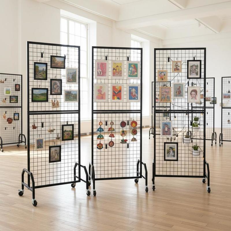 Art Craft Display - 3 Packs Mesh Wall Grids 1.9