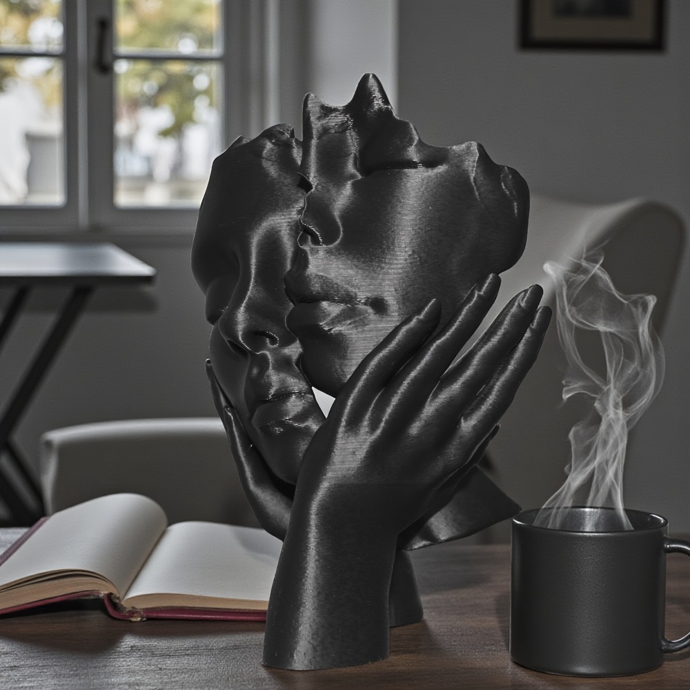 Art Craft Simple - 1-Piece Hug Pose Figurine 3D Printed