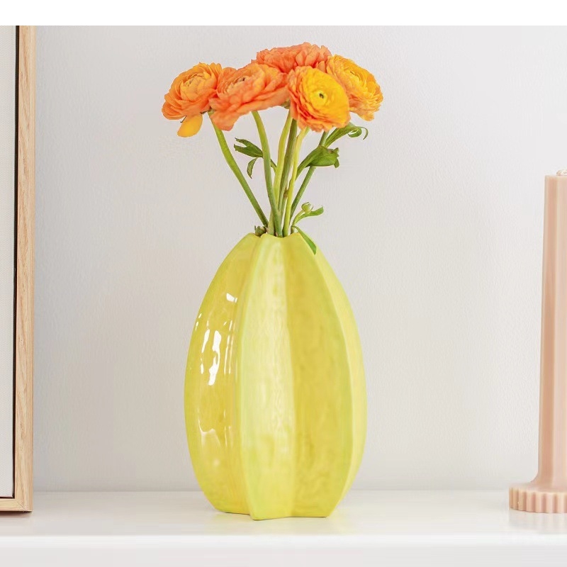 Art Craft Simple - Yang Peach Flower Vase Decoration Simple