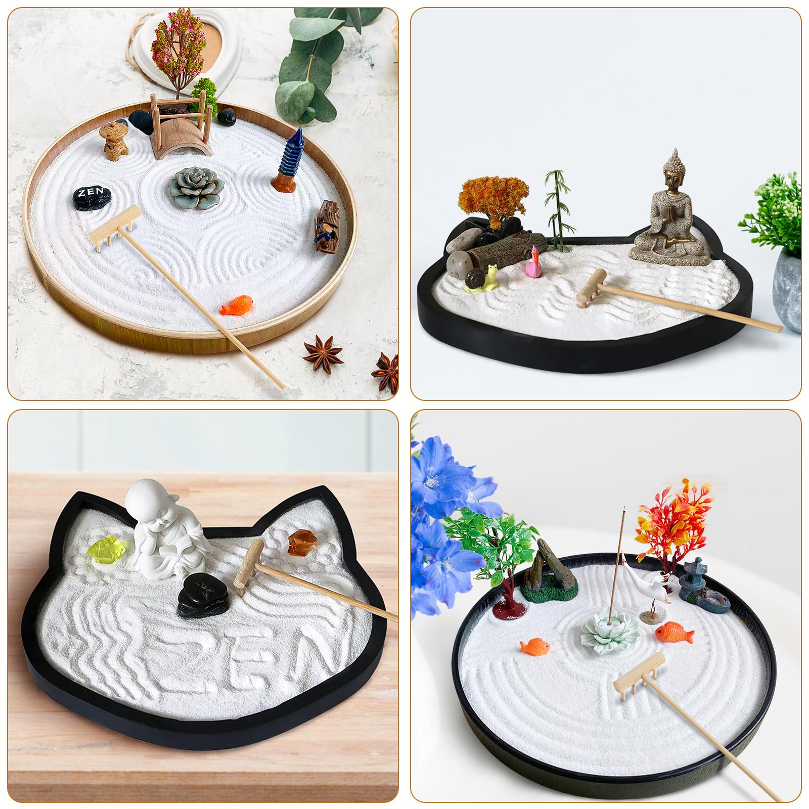 Leather Tooling Kit - 8Pcs Mini Zen Rake Tools Meditation
