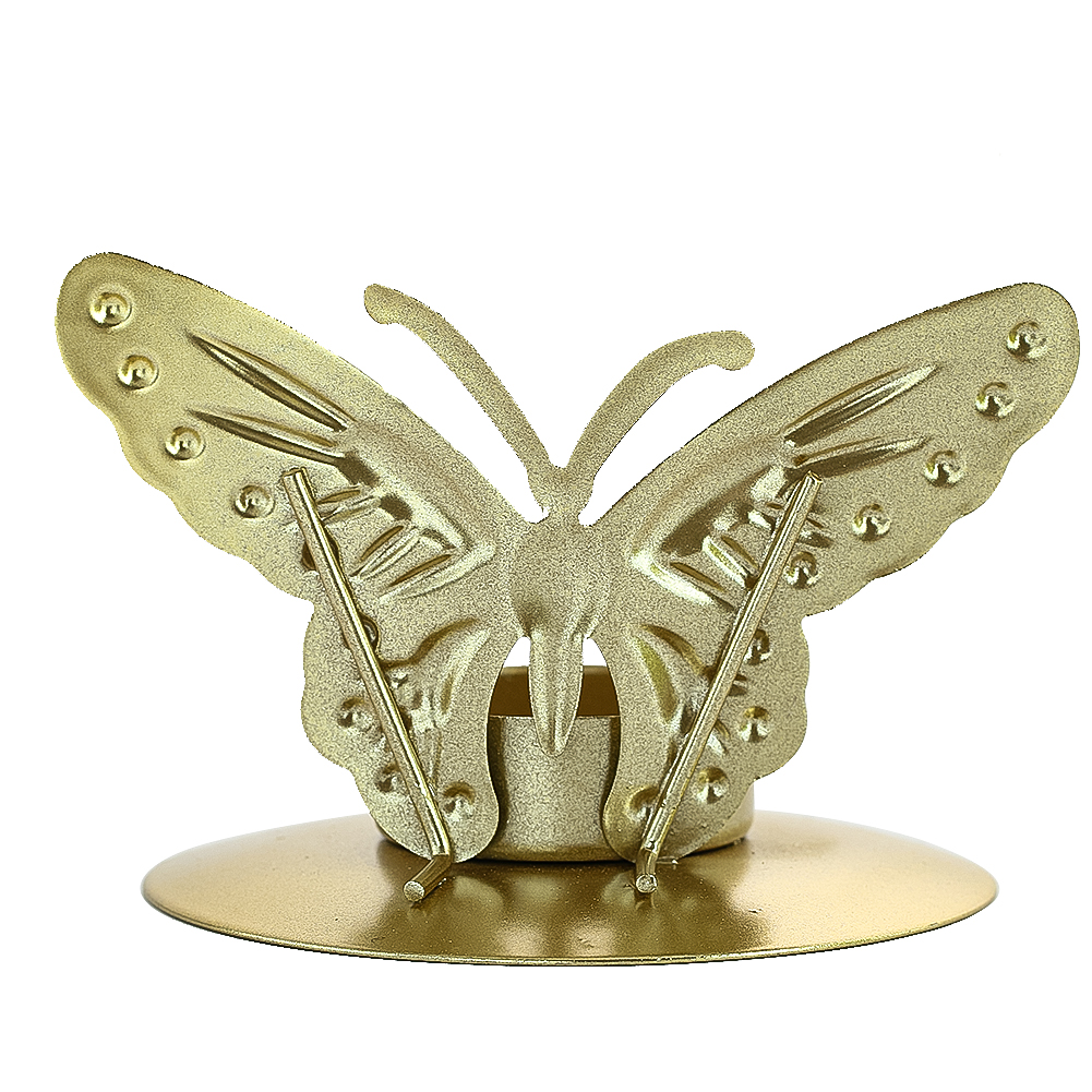 Art Craft Simple - Vintage Simple Iron Art Gold Butterfly