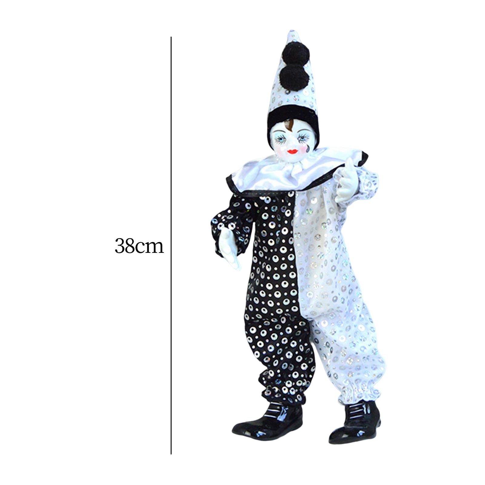 Art Craft Display - Funny Clown Dolls Collectible Home Display