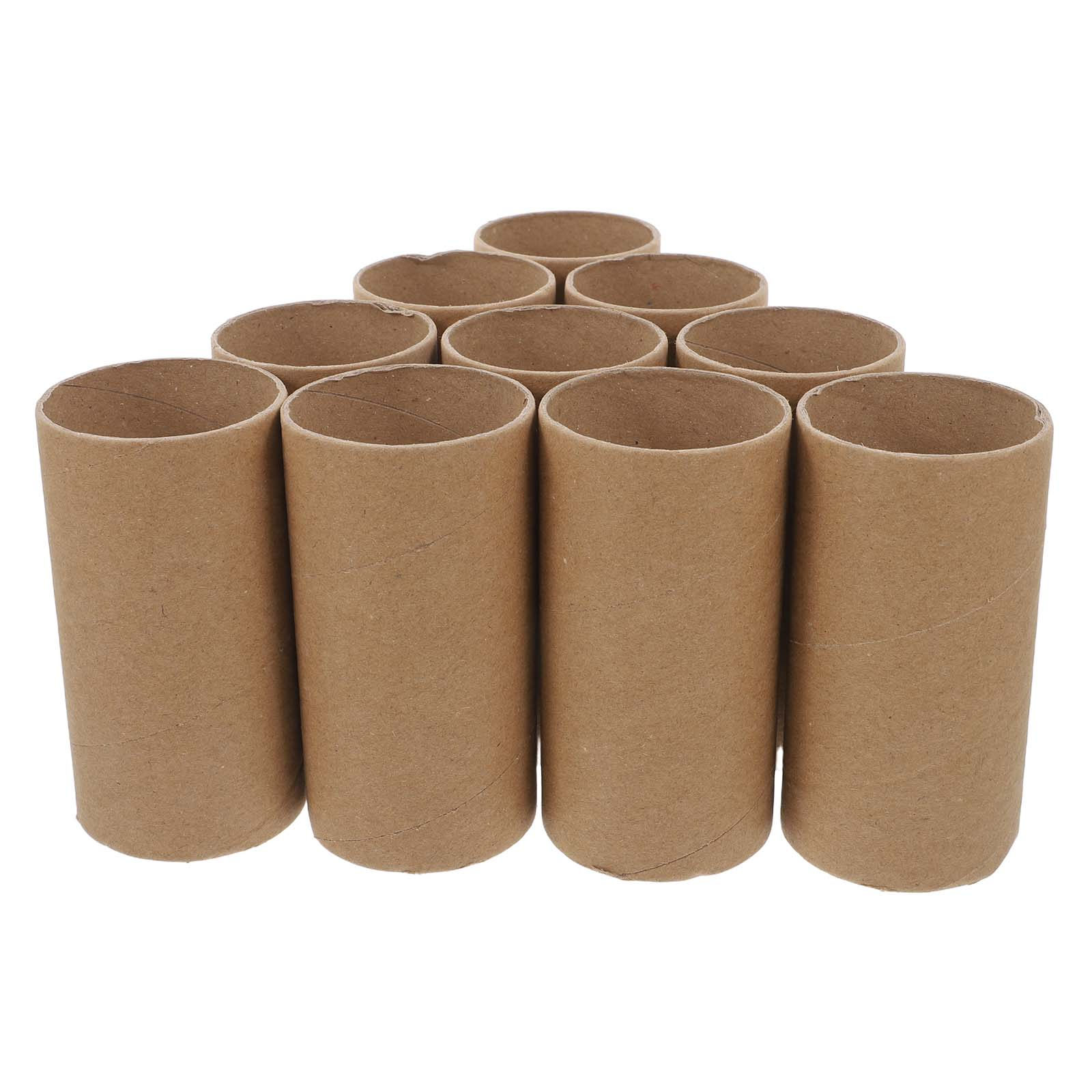 Art Craft Class - 30Pcs Craft Paperboard Tubes Natural Wood