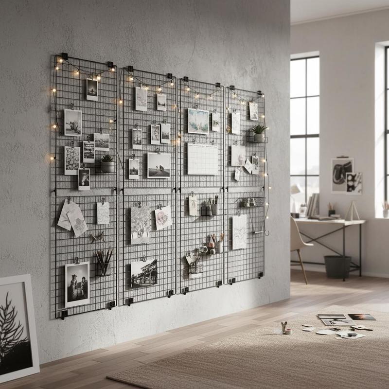 Art Craft Display - 3 Packs Grid Wall Panels, 2