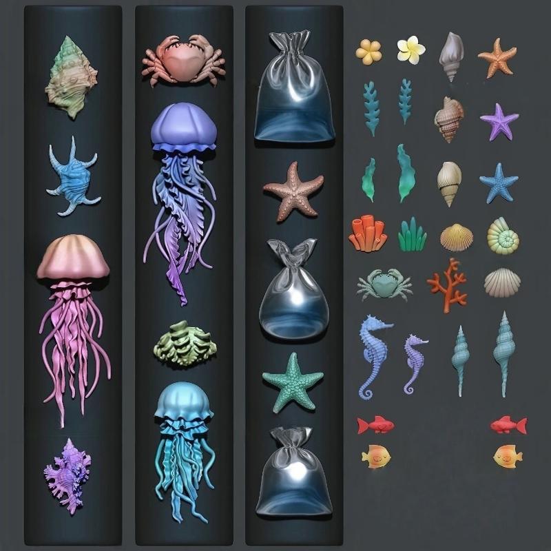 3D Ocean Series Jellyfish Star – обзор и цена Art Craft Template