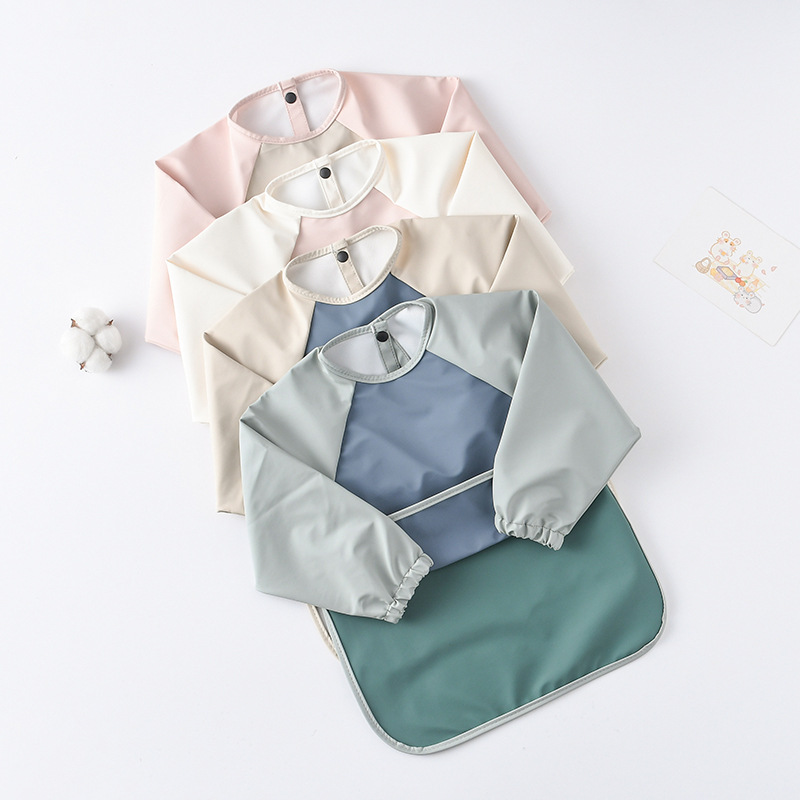 Kids Baby Long Sleeved PU Bibs – обзор и цена Art Craft Kits For Kids