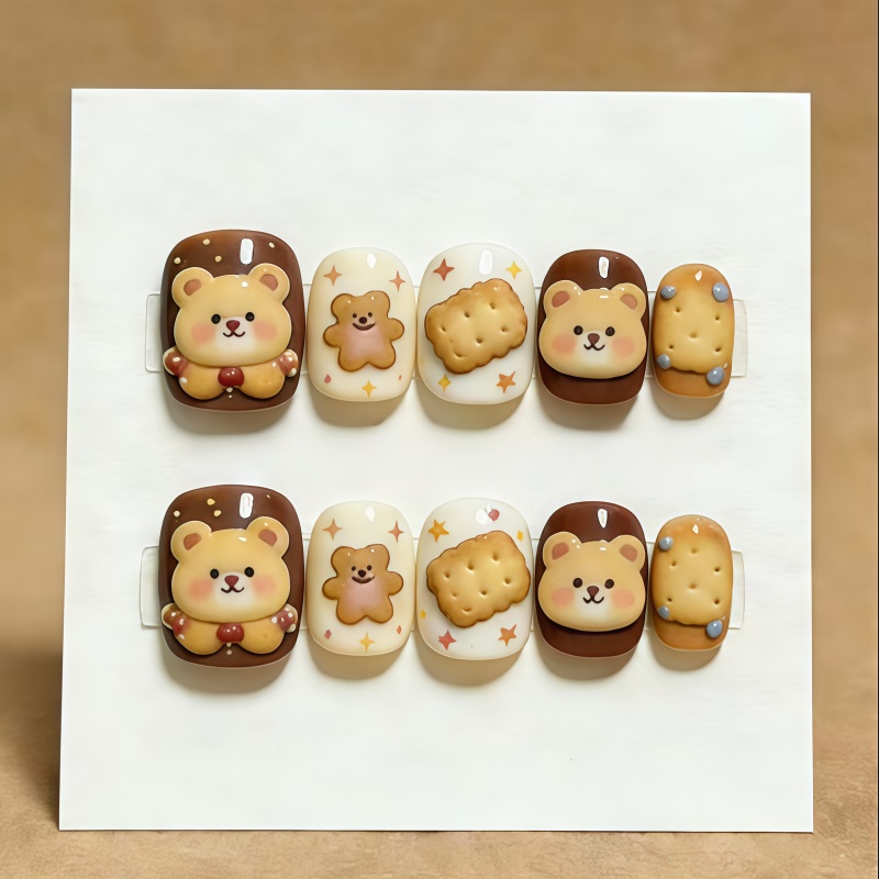 Cute Animal Nail Art & Cookie  – обзор и цена Art Craft Template