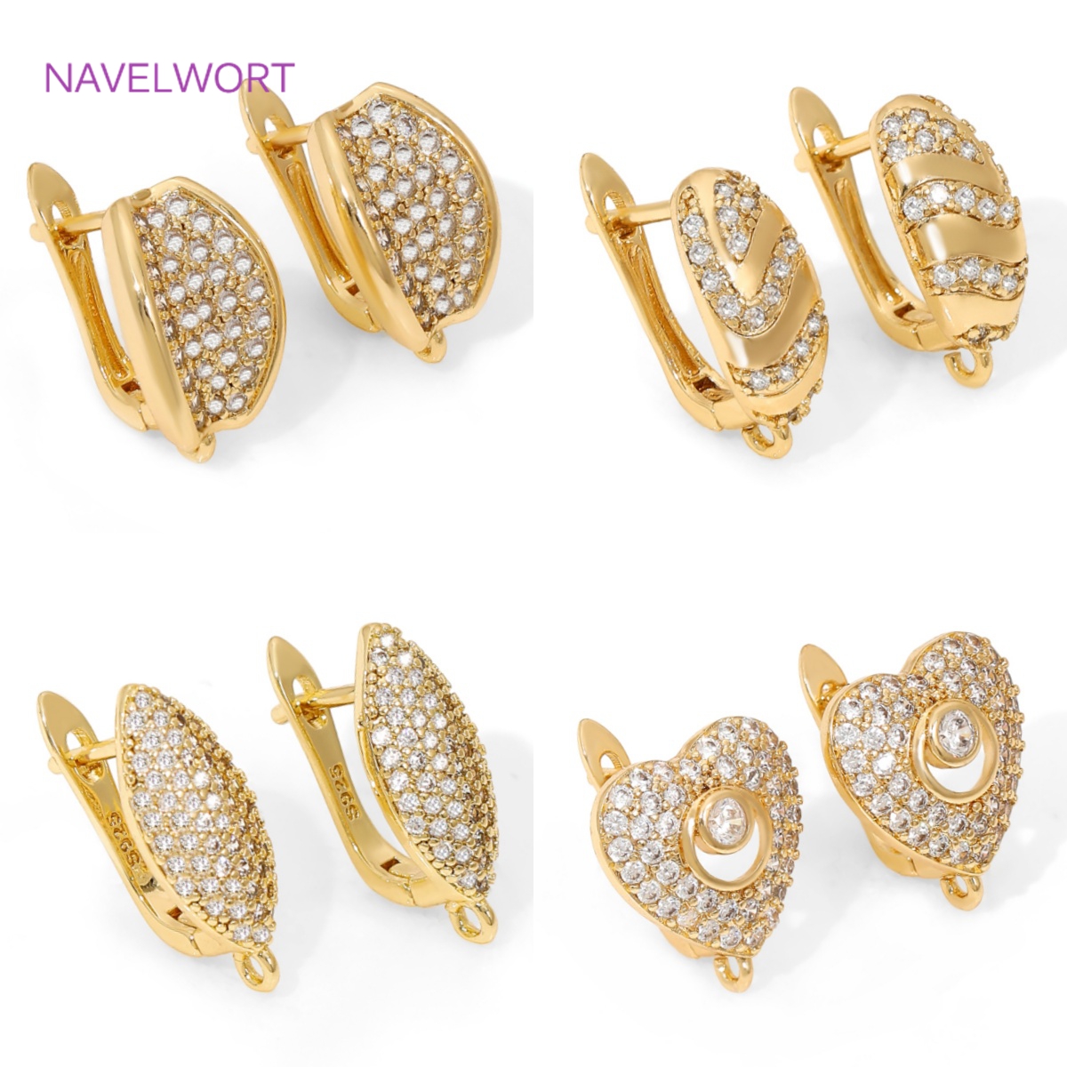 18K Gold Plated Brass Earwires – обзор и цена Art Craft Making
