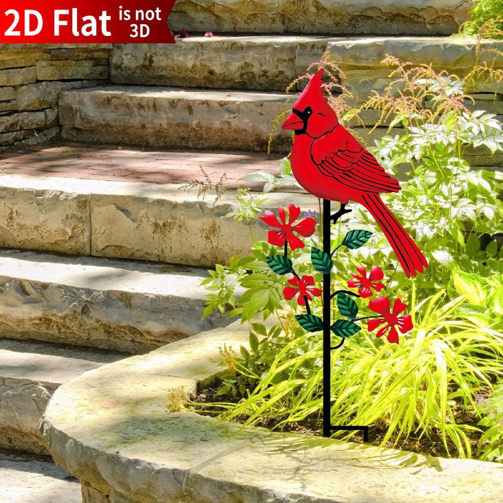2D Flat Red Bird Design Garden – обзор и цена Art And Craft Photos