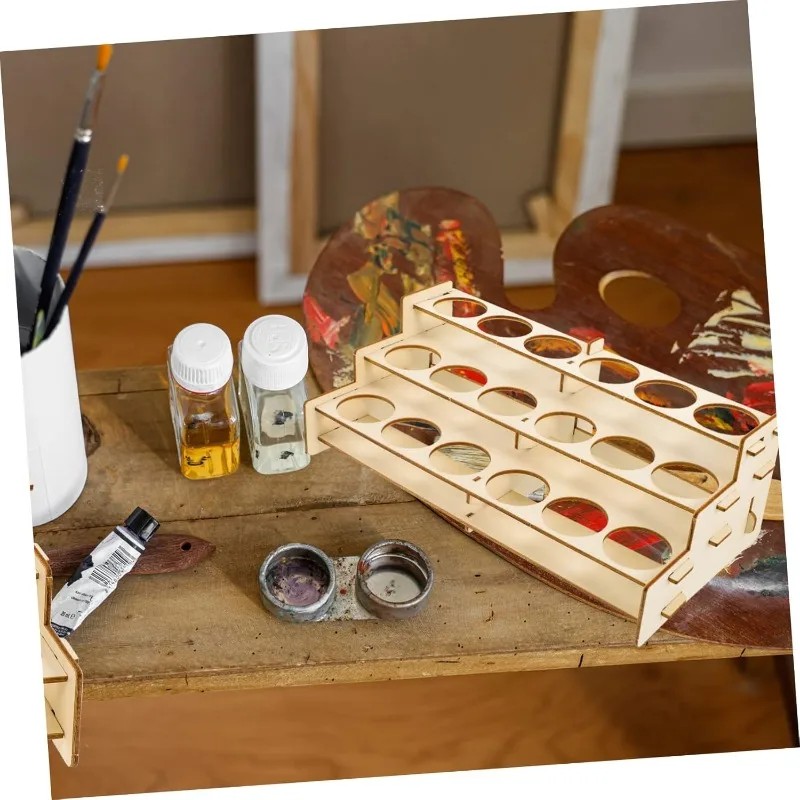 Top Quality Wooden Paint Rack  – обзор и цена Art Craft Display