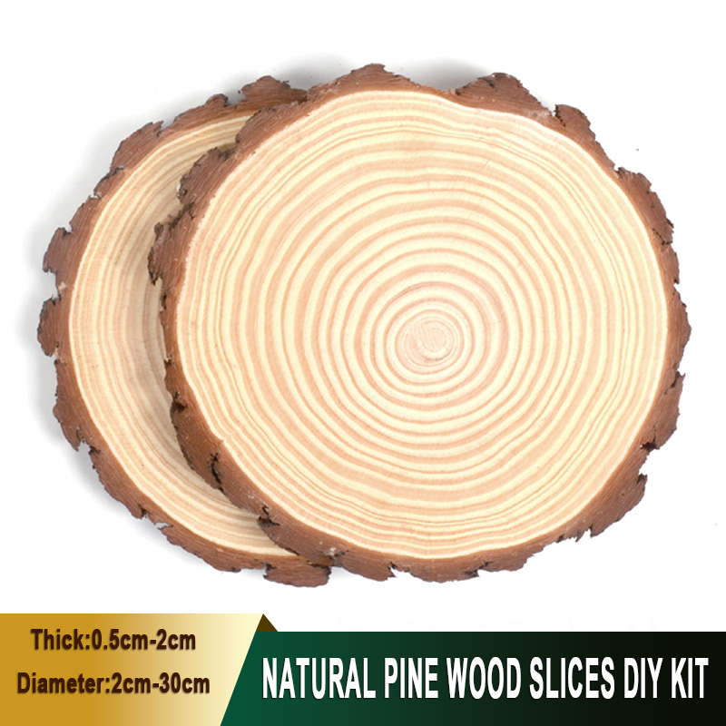 1-30Pcs Natural Pine Wood Slic – обзор и цена Art And Craft Photos
