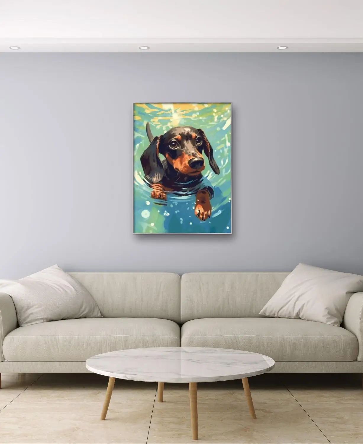 Dachshund DIY Digital Oil Pain – обзор и цена Art Craft Simple