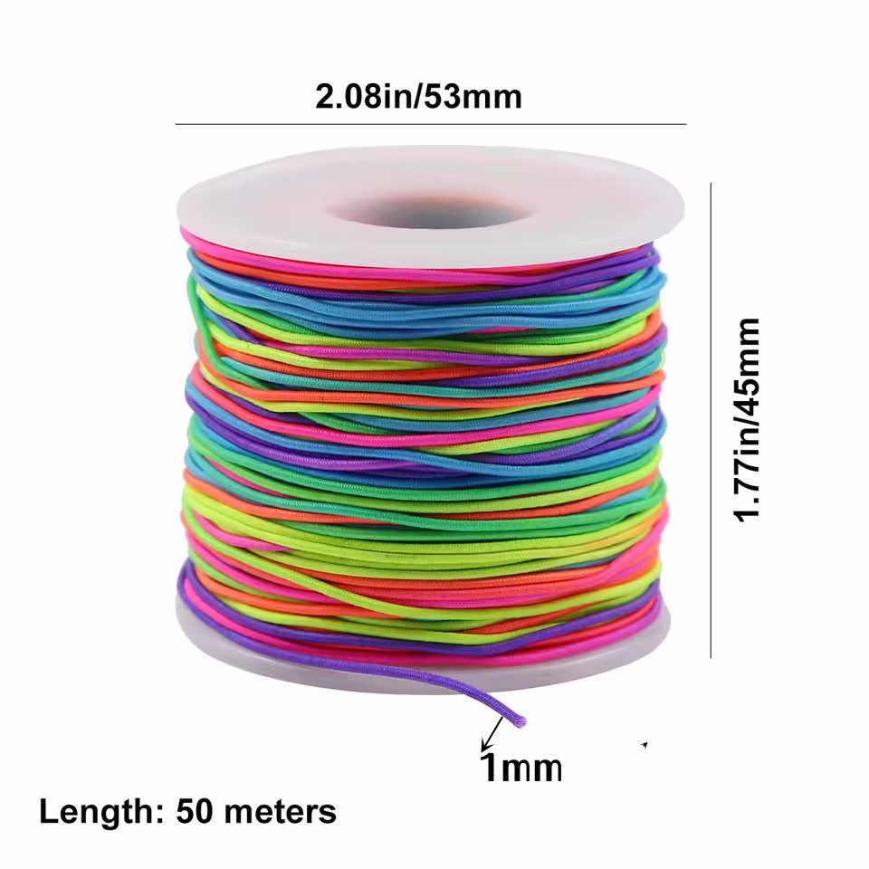 Rainbow Elastic Beading Cord,  – обзор и цена Art Craft Making