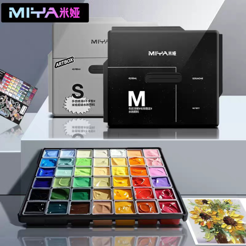MIYA Gouache Paint Jelly Set M – обзор и цена Gouache Paint Set