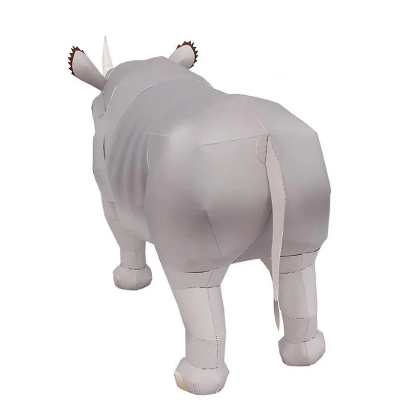 Rhinoceros Hook-lipped Handmad – обзор и цена Art Craft With Cardboard
