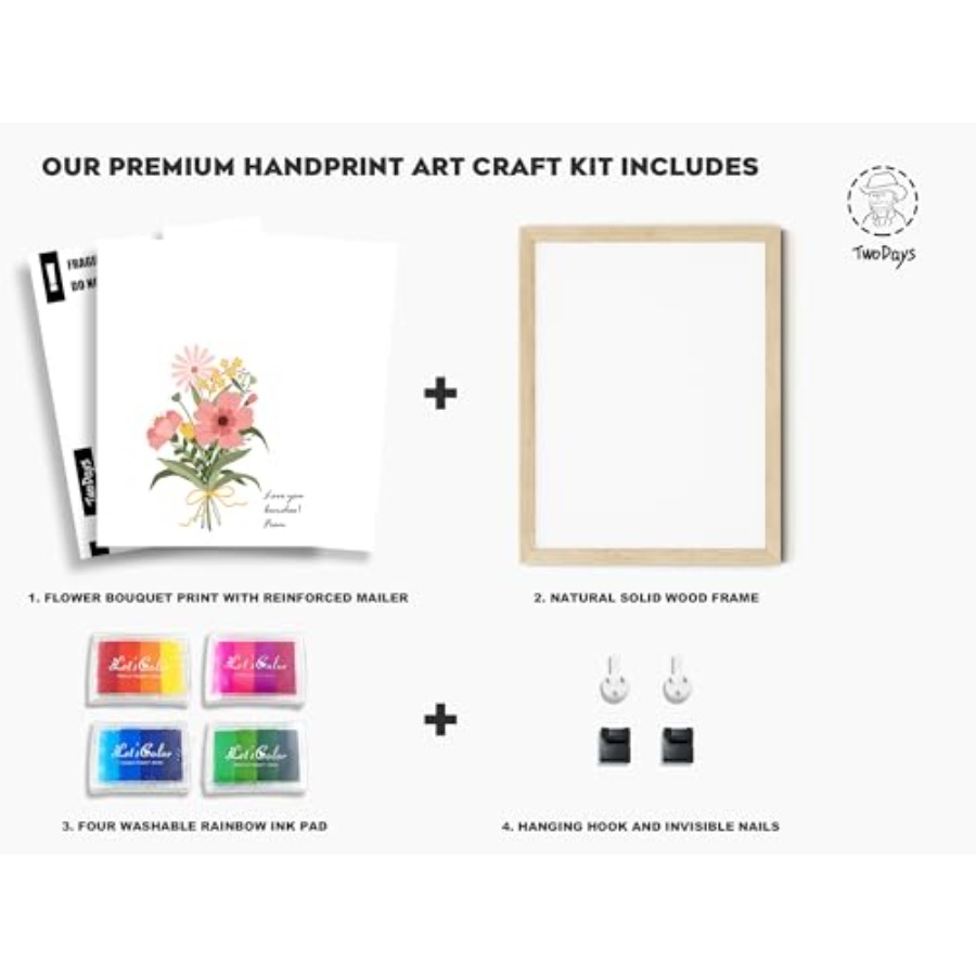 Flower Bouquet Handprint Art C – обзор и цена Art Craft And