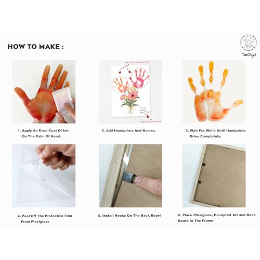 Flower Bouquet Handprint Art C – обзор и цена Art Craft And