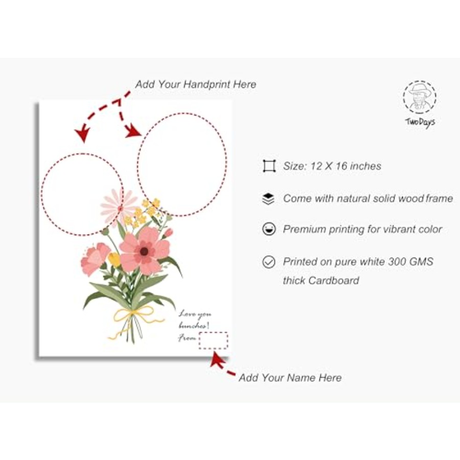 Flower Bouquet Handprint Art C – обзор и цена Art Craft And