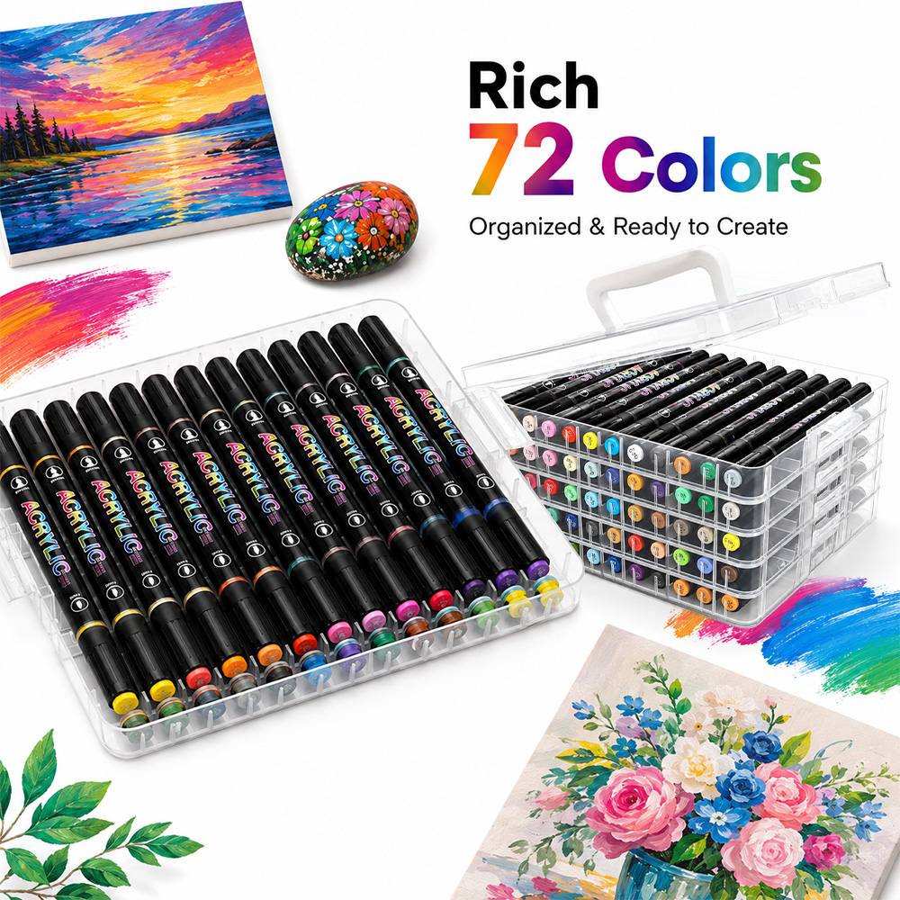 12/24/36/48/60/72 Colors Acryl – обзор и цена Art Craft Class