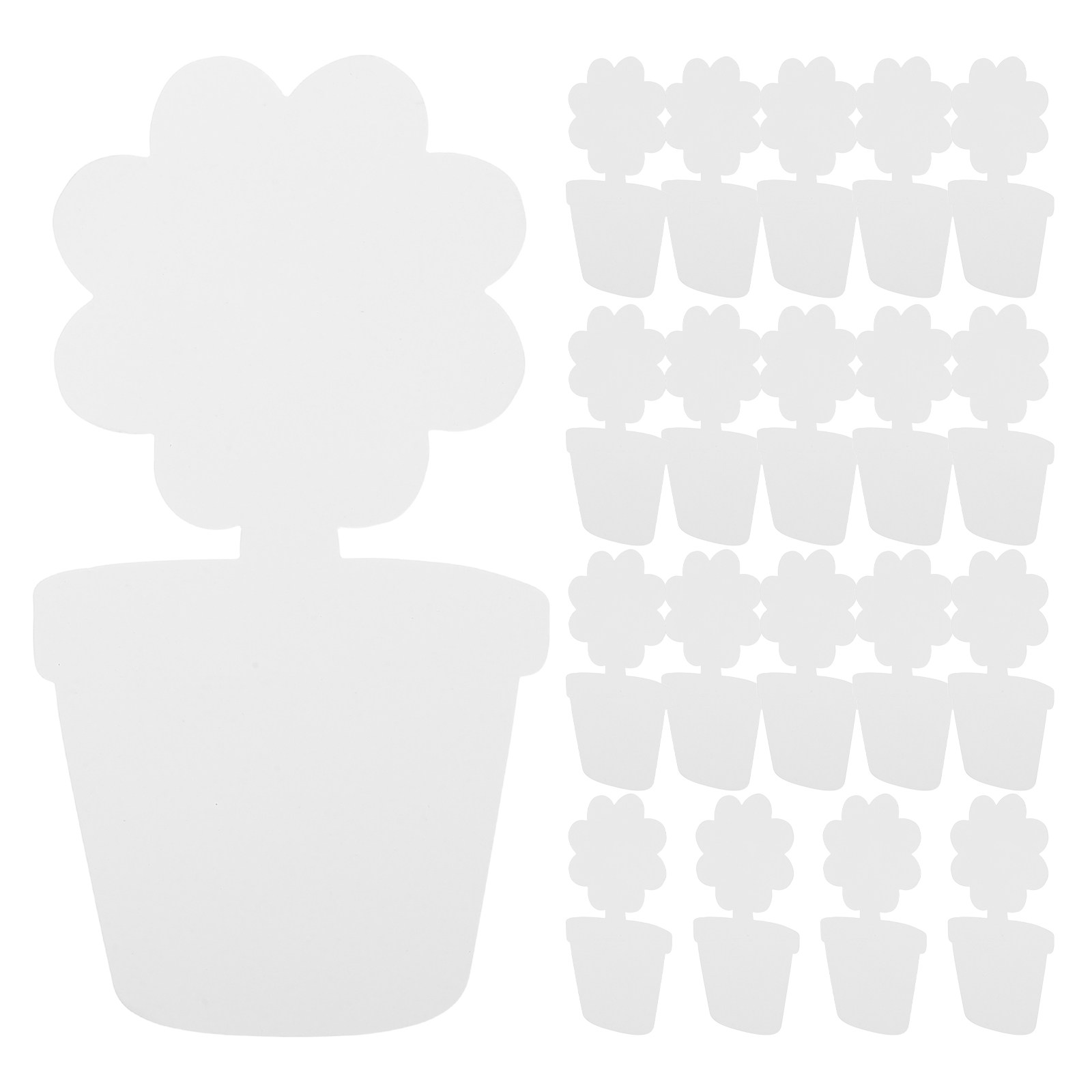20Pcs DIY Unpainted Flower Pot – обзор и цена Art Craft Class