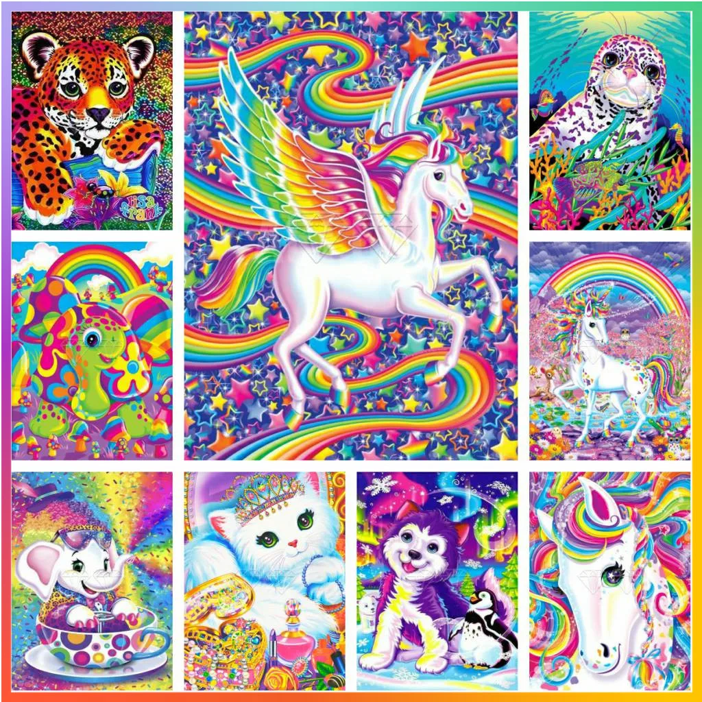 1PC frameless Paint Cartoon An – обзор и цена Art Craft Unicorn