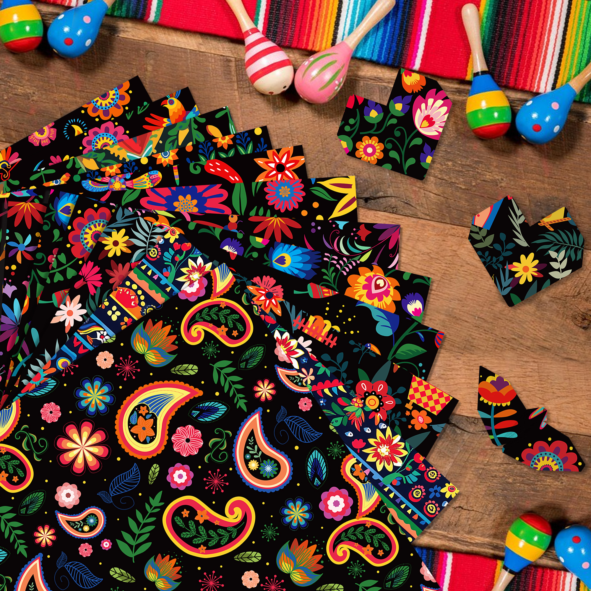 24pcs Mexican Scrapbook Paper  – обзор и цена Art Craft In Paper