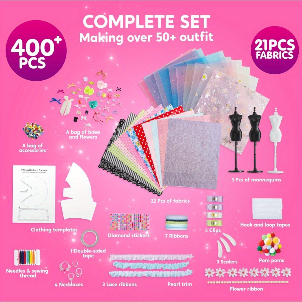 JOYFY 400+PCS Fashion Design C – обзор и цена Art Craft Kits For Kids