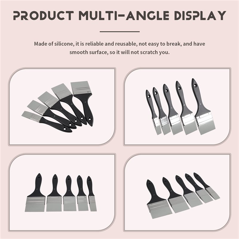 5Pcs Silicone Paint Brush Set, – обзор и цена Gouache Paint Set