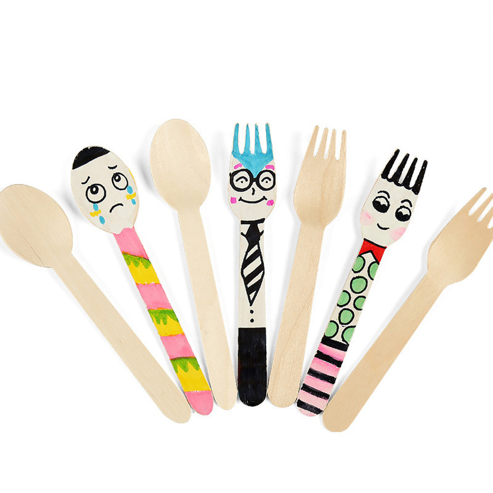 50Pcs Wooden Spoons Semi Finis – обзор и цена Art Craft Class