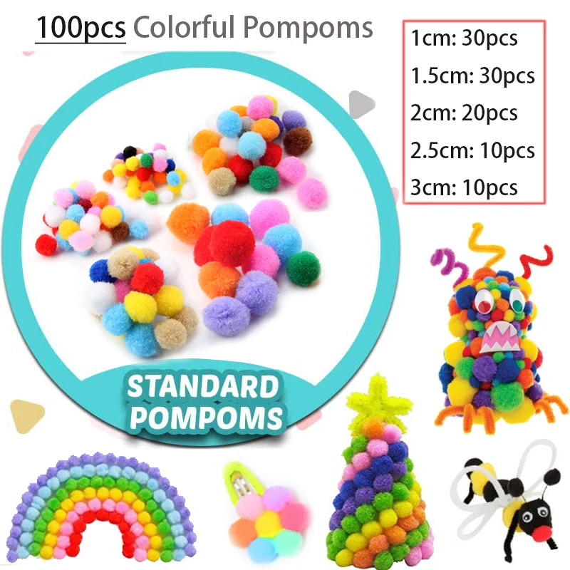 Kids Creative Plush Stick Pomp – обзор и цена Art Craft Stick