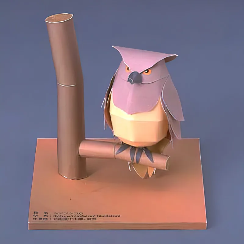 Blakiston's Fish Owls Origami  – обзор и цена Art Craft With Cardboard
