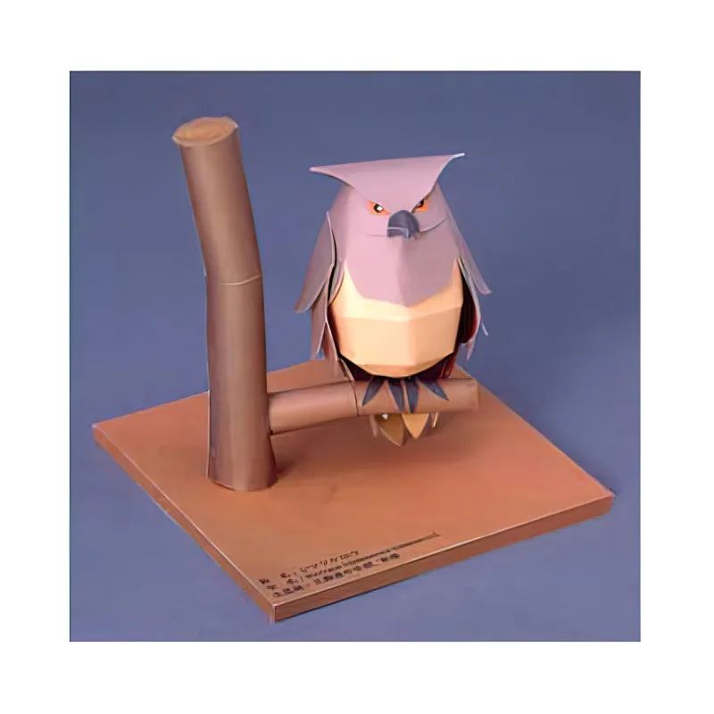Blakiston's Fish Owls Origami  – обзор и цена Art Craft With Cardboard