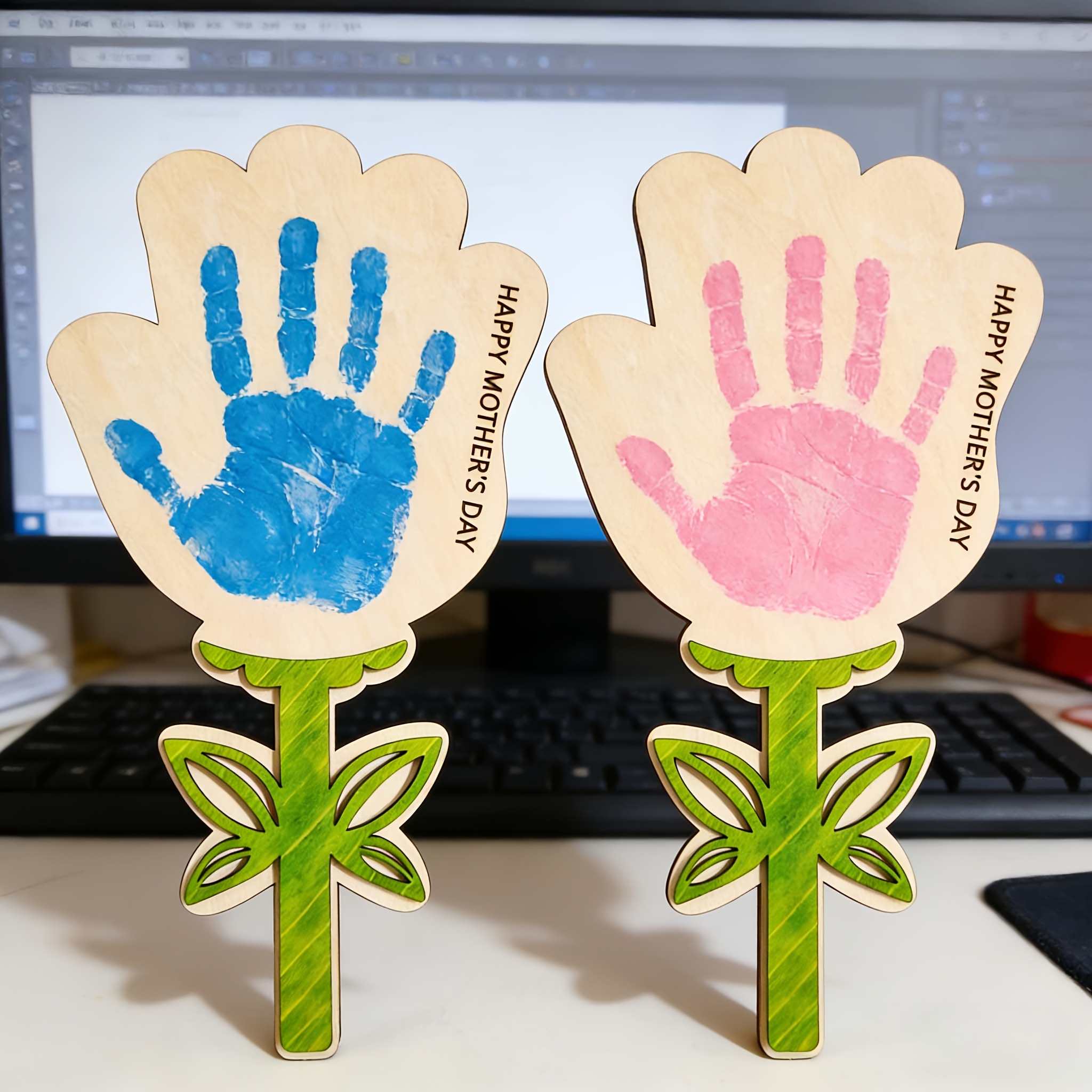 Mother’s Day Wooden Handprint  – обзор и цена Art Craft Mother'S Day