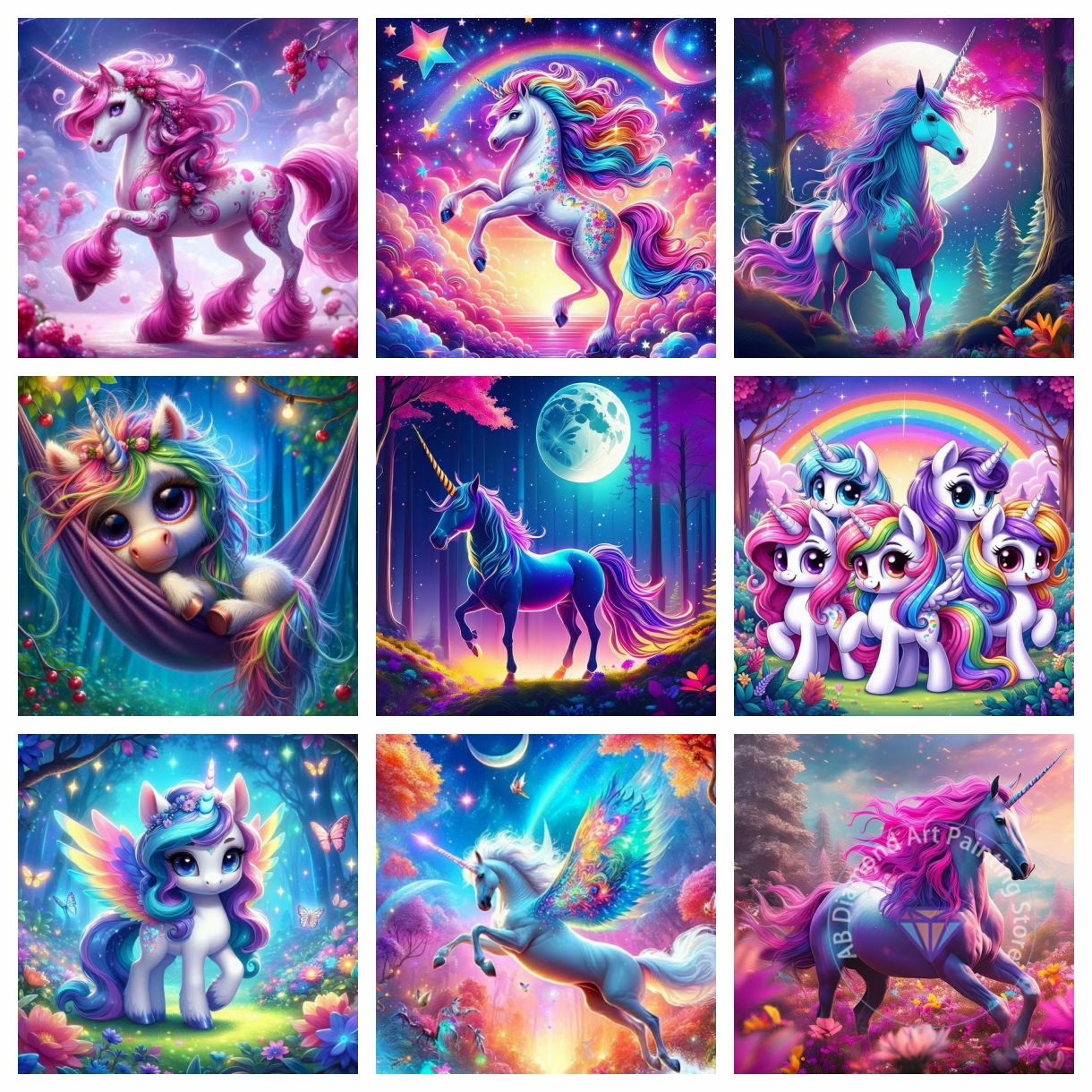 Fantasy cute unicorn Diamond P – обзор и цена Art Craft Unicorn