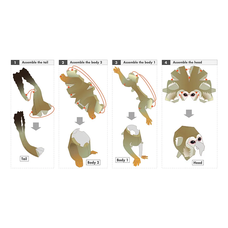 Squirrel Monkey Origami Art Fo – обзор и цена Art Craft With Cardboard