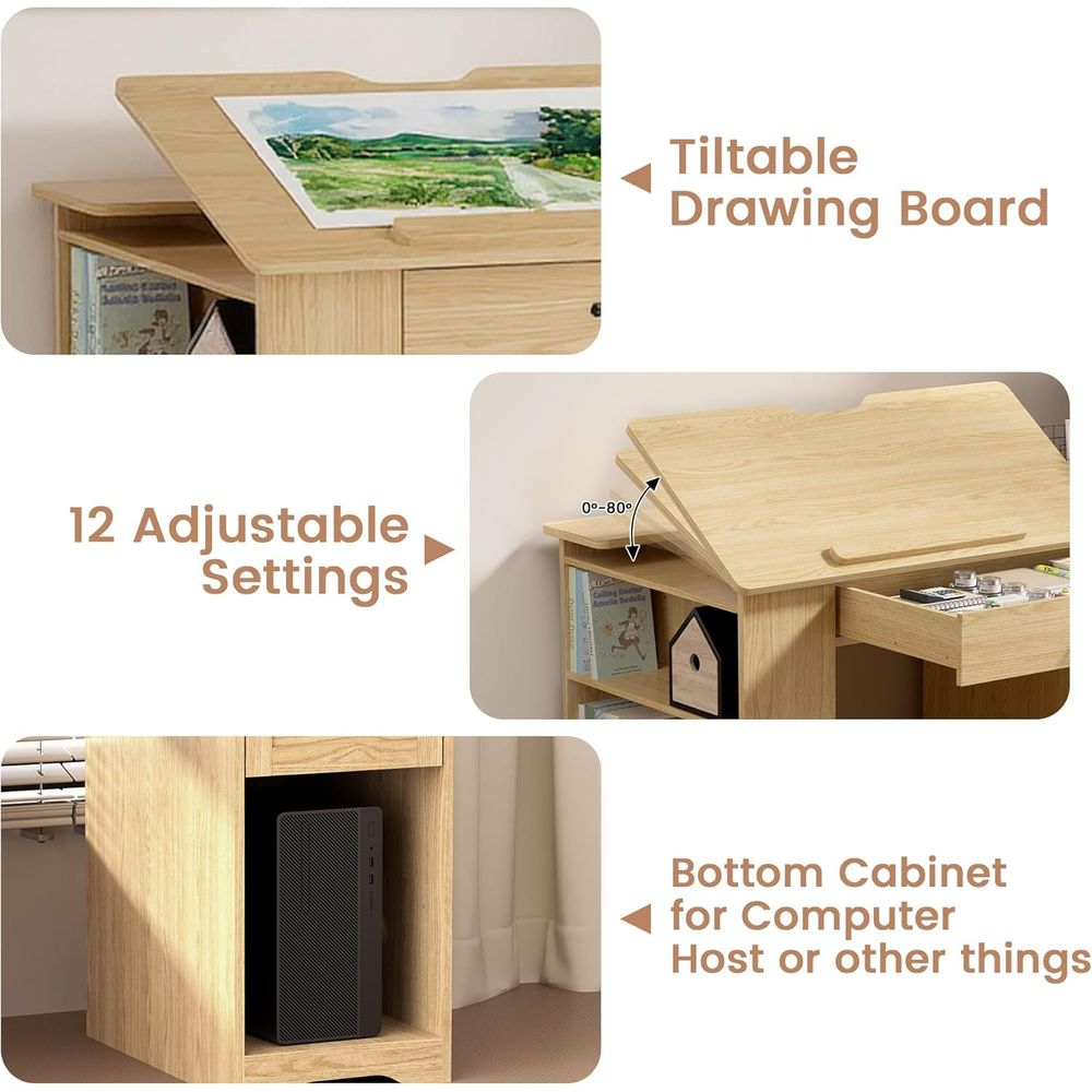 Adjustable Desk with Storage,  – обзор и цена Art & Craft Teacher