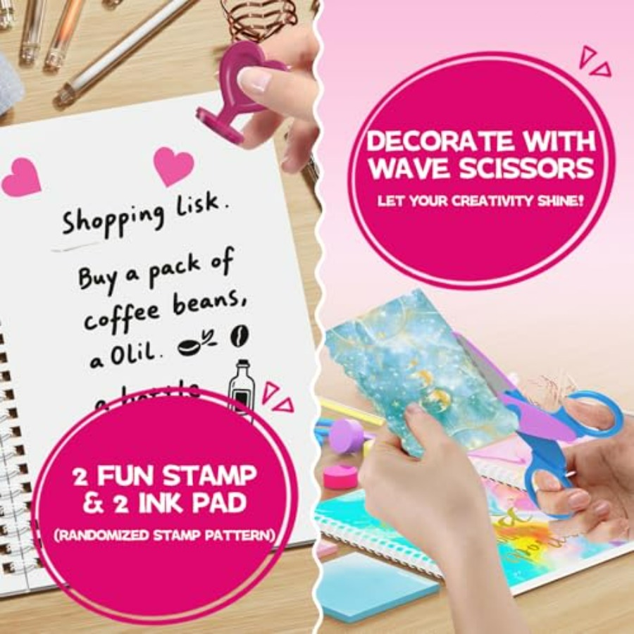 2-Pack DIY Journal Kit for Gir – обзор и цена Art Craft Ideas For Kids