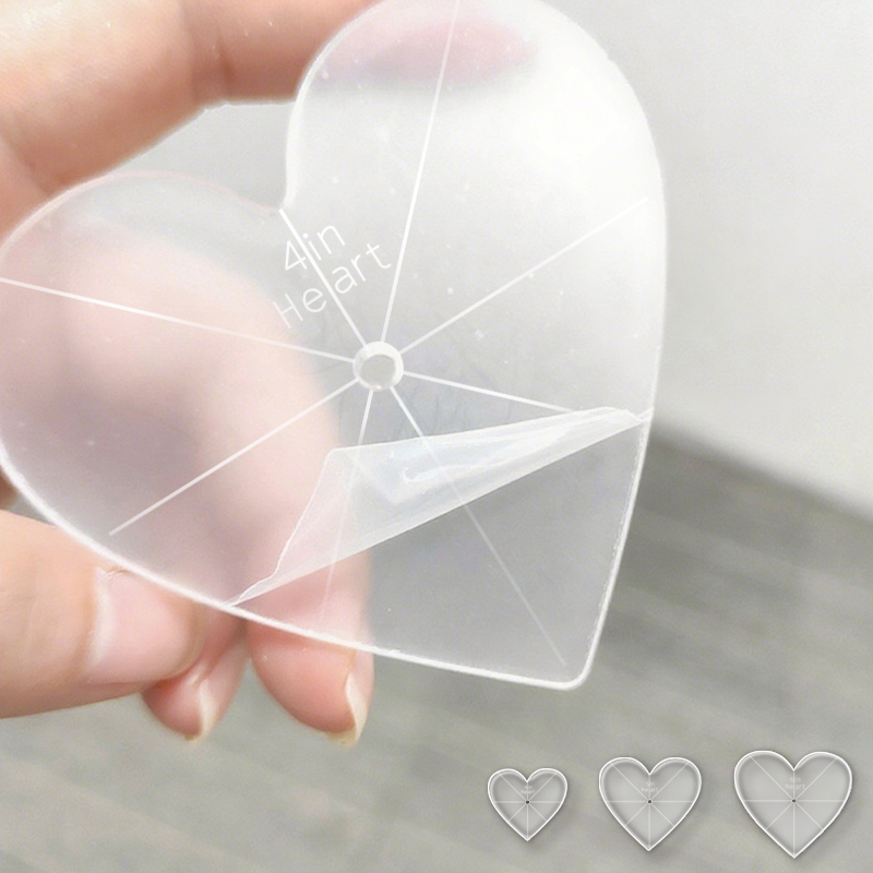 3pcs Heart-Shaped Acrylic Quil – обзор и цена Art Craft Template