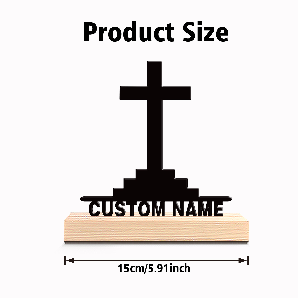 1pc Simple Holy Cross Custom T – обзор и цена Art Craft Simple