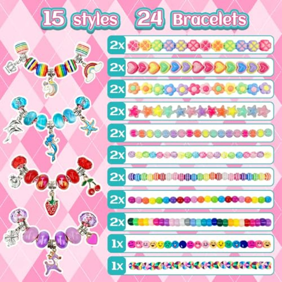 24 Pack Bracelet Wands, Charm  – обзор и цена Art Craft Unicorn