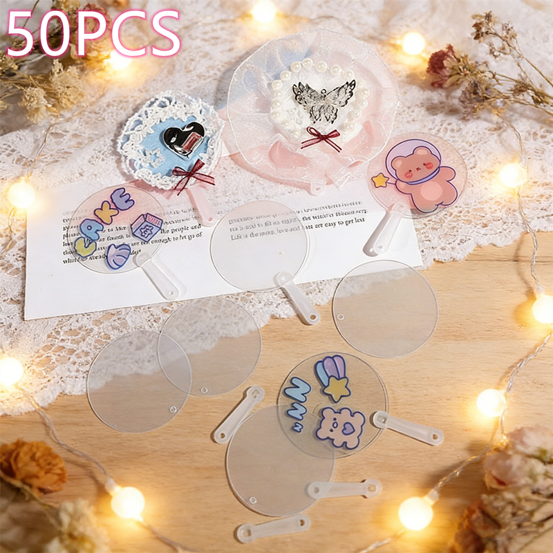 Mini Blank Fans, Transparent D – обзор и цена Art Craft Ideas For Kids