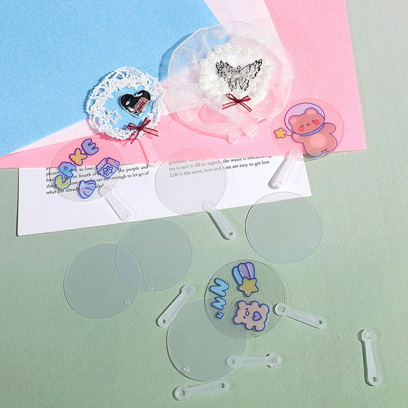 Mini Blank Fans, Transparent D – обзор и цена Art Craft Ideas For Kids
