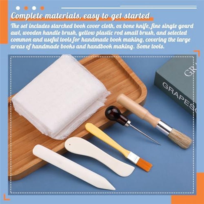 AA63 HOT Bone Folders Kit, Bon – обзор и цена Leather Tooling Kit
