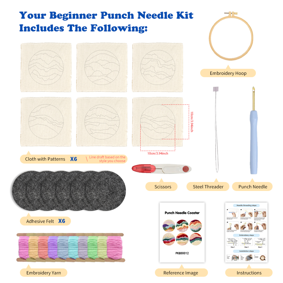 Punch Needle Coaster Simple la – обзор и цена Art Craft Simple