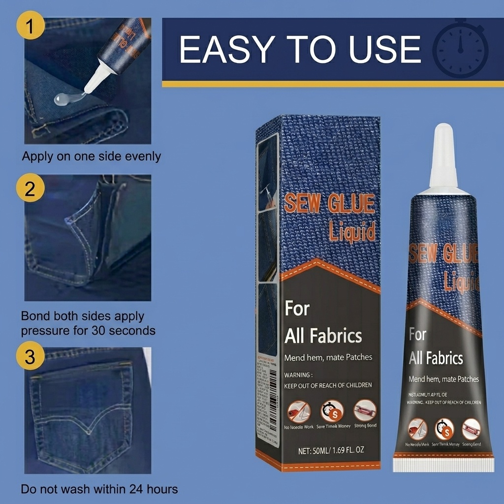 50ml Fabric Sewing Glue Fast D – обзор и цена Leather Tooling Kit